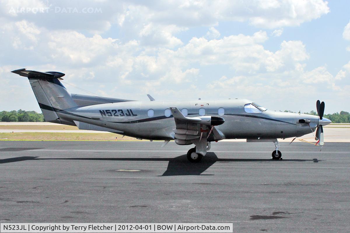 N523JL, 2003 Pilatus PC-12/45 C/N 523, At Bartow Municipal Airport , Florida