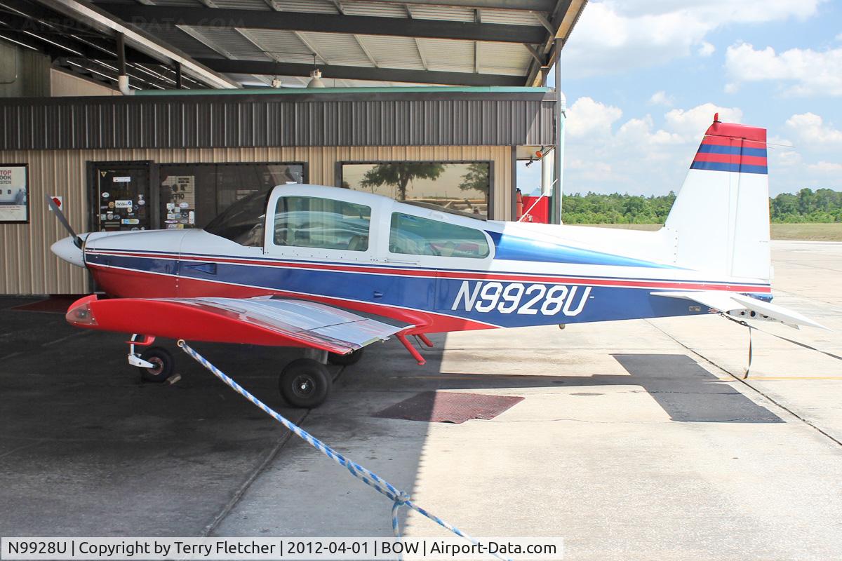 N9928U, 1977 Grumman American AA-5A Cheetah C/N AA5A0328, At Bartow Municipal Airport , Florida