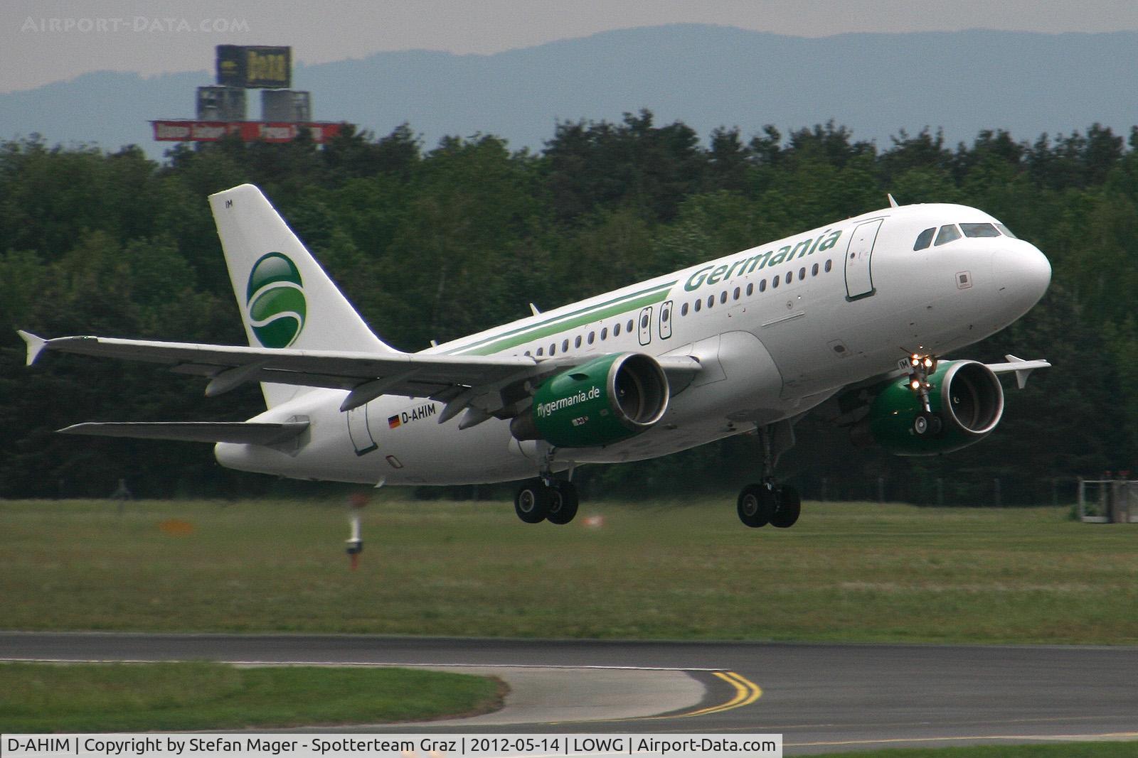 D-AHIM, 2009 Airbus A319-112 C/N 3818, Germania A319 @GRZ