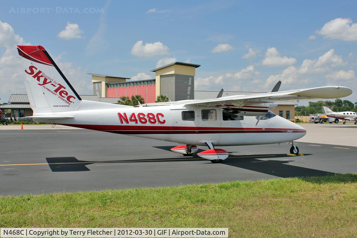 N468C, 1980 Partenavia P-68C C/N 213, At Gilbert Airport , Winter Haven , Florida