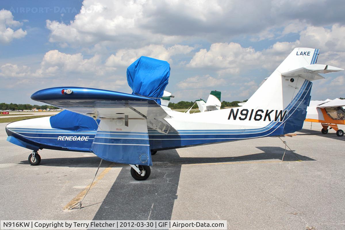N916KW, Aerofab Inc LAKE 250 Renegade C/N 89, At Gilbert Airport , Winter Haven , Florida