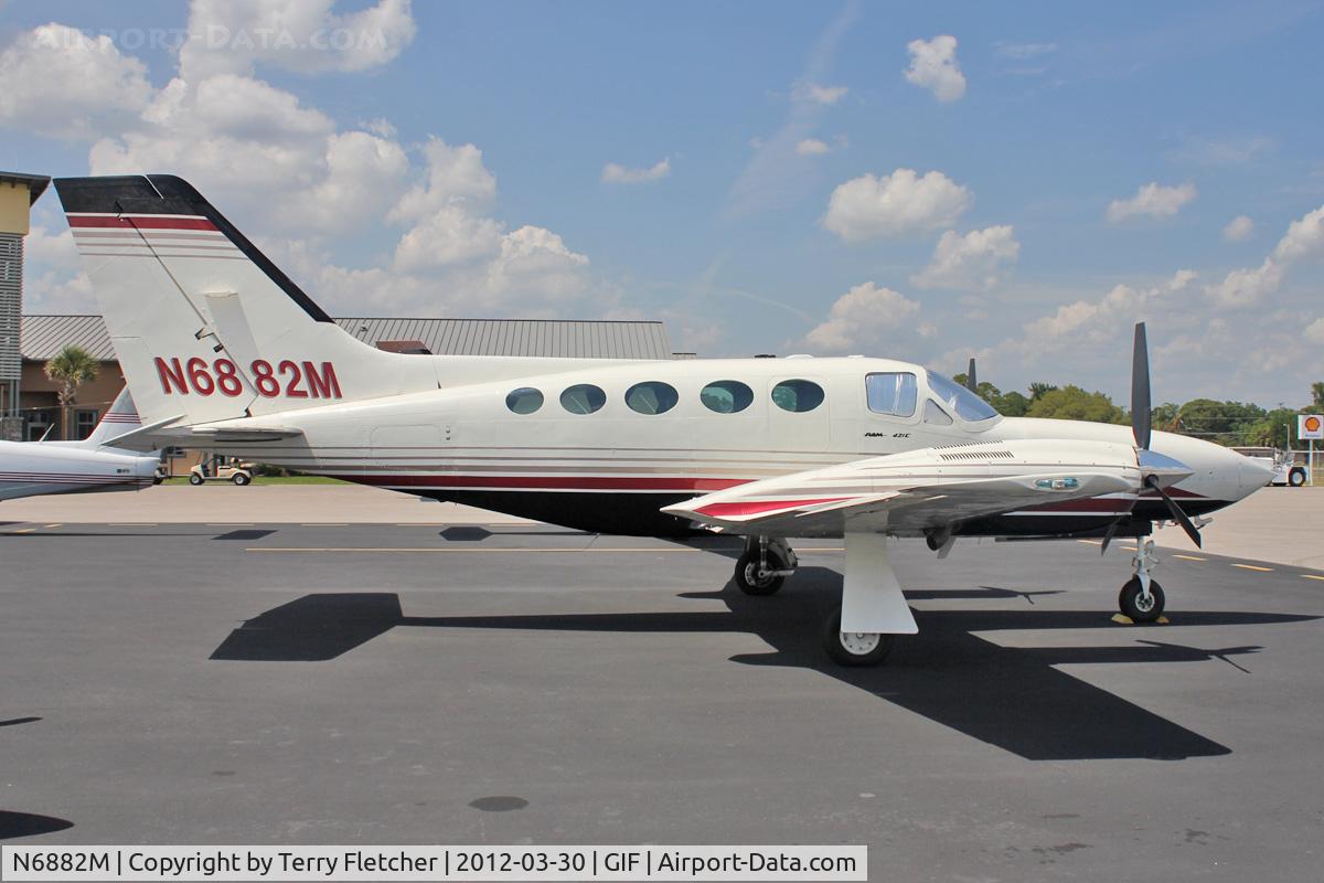 N6882M, Cessna 421C Golden Eagle C/N 421C1074, At Gilbert Airport , Winter Haven , Florida