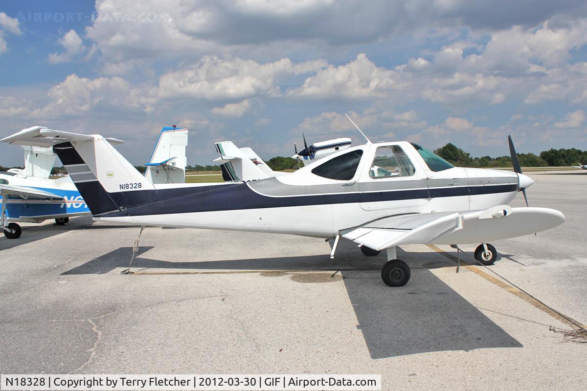 N18328, 1982 Beech 77 Skipper C/N WA-304, At Gilbert Airport , Winter Haven , Florida