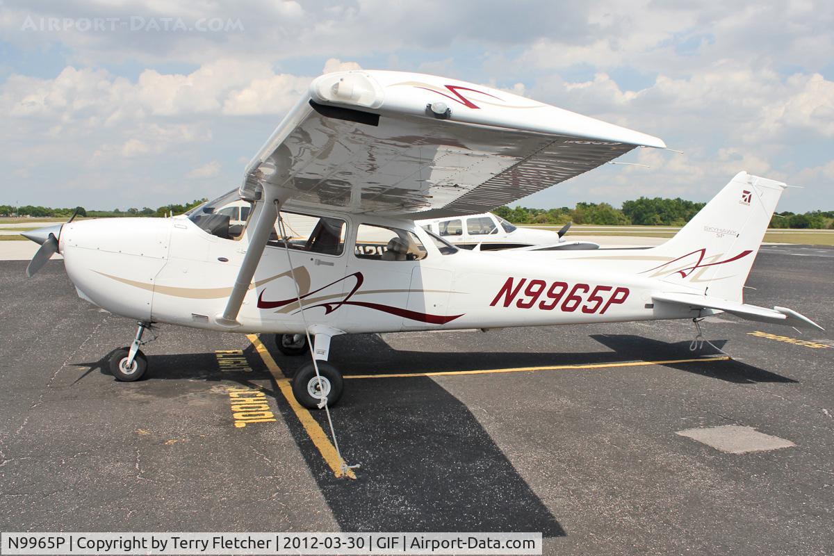 N9965P, 2008 Cessna 172S C/N 172S10822, At Gilbert Airport , Winter Haven , Florida