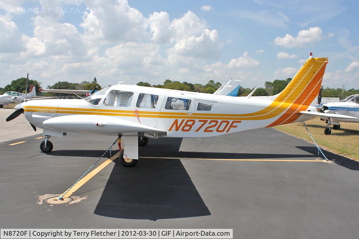 N8720F, 1976 Piper PA-32R-300 Cherokee Lance C/N 32R-7780113, At Gilbert Airport , Winter Haven , Florida