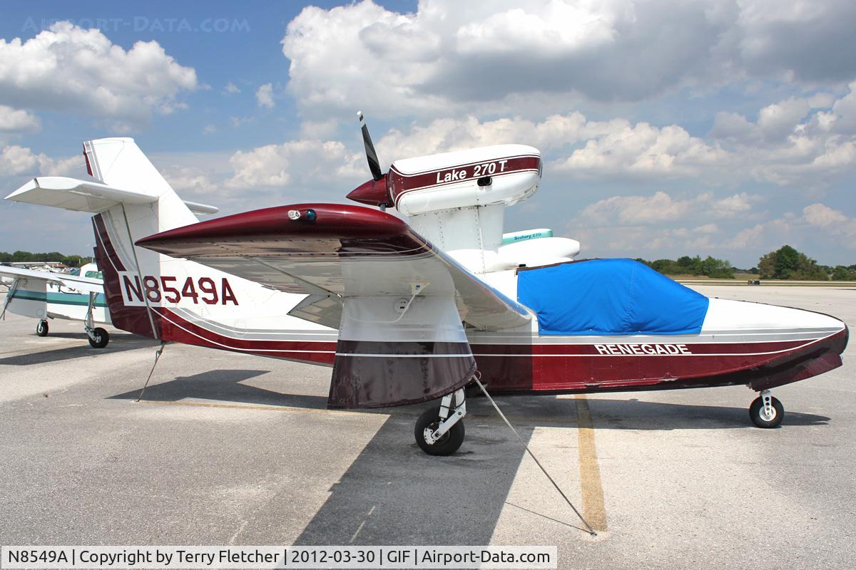 N8549A, 1991 Aerofab Inc LAKE 250 C/N 111, At Gilbert Airport , Winter Haven , Florida