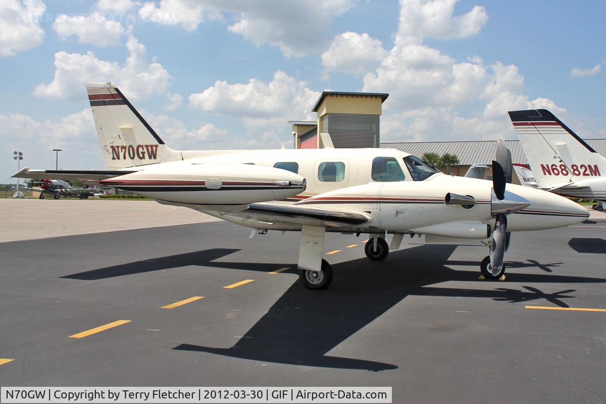 N70GW, 1980 Piper PA-31T1 C/N 31T-8104004, At Gilbert Airport , Winter Haven , Florida