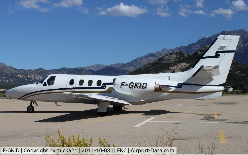 F-GKID, Cessna 500 Citation C/N 500-0319, Parked