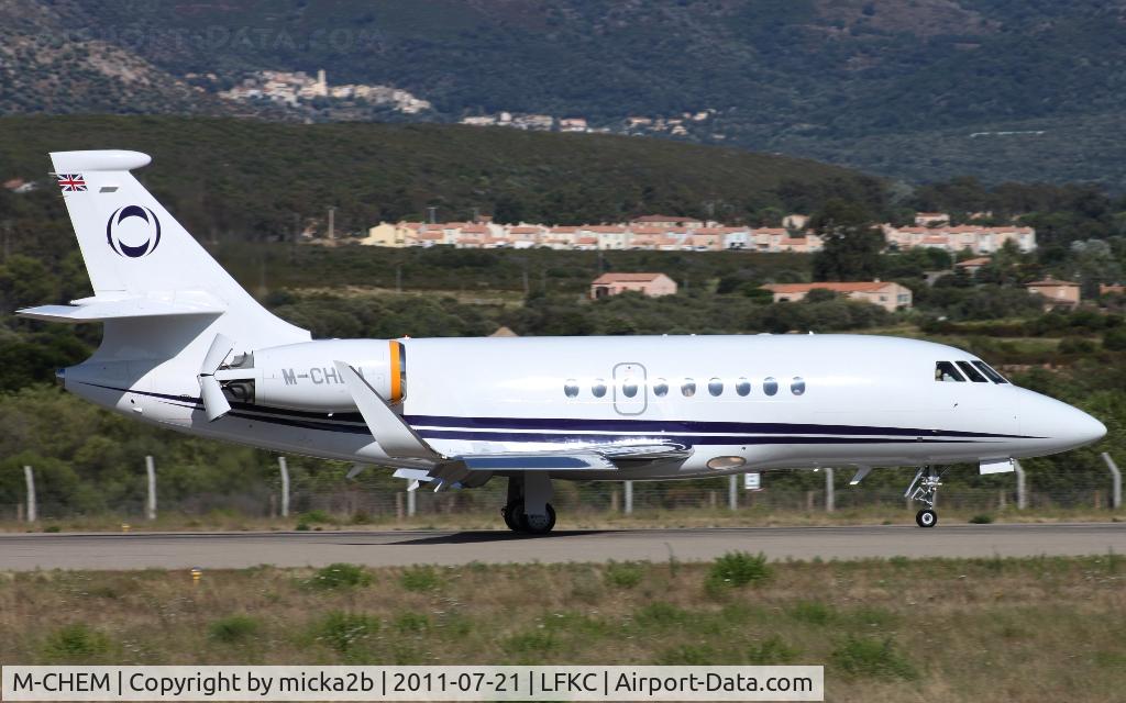 M-CHEM, 2007 Dassault Falcon 2000EX C/N 128, Taxiing