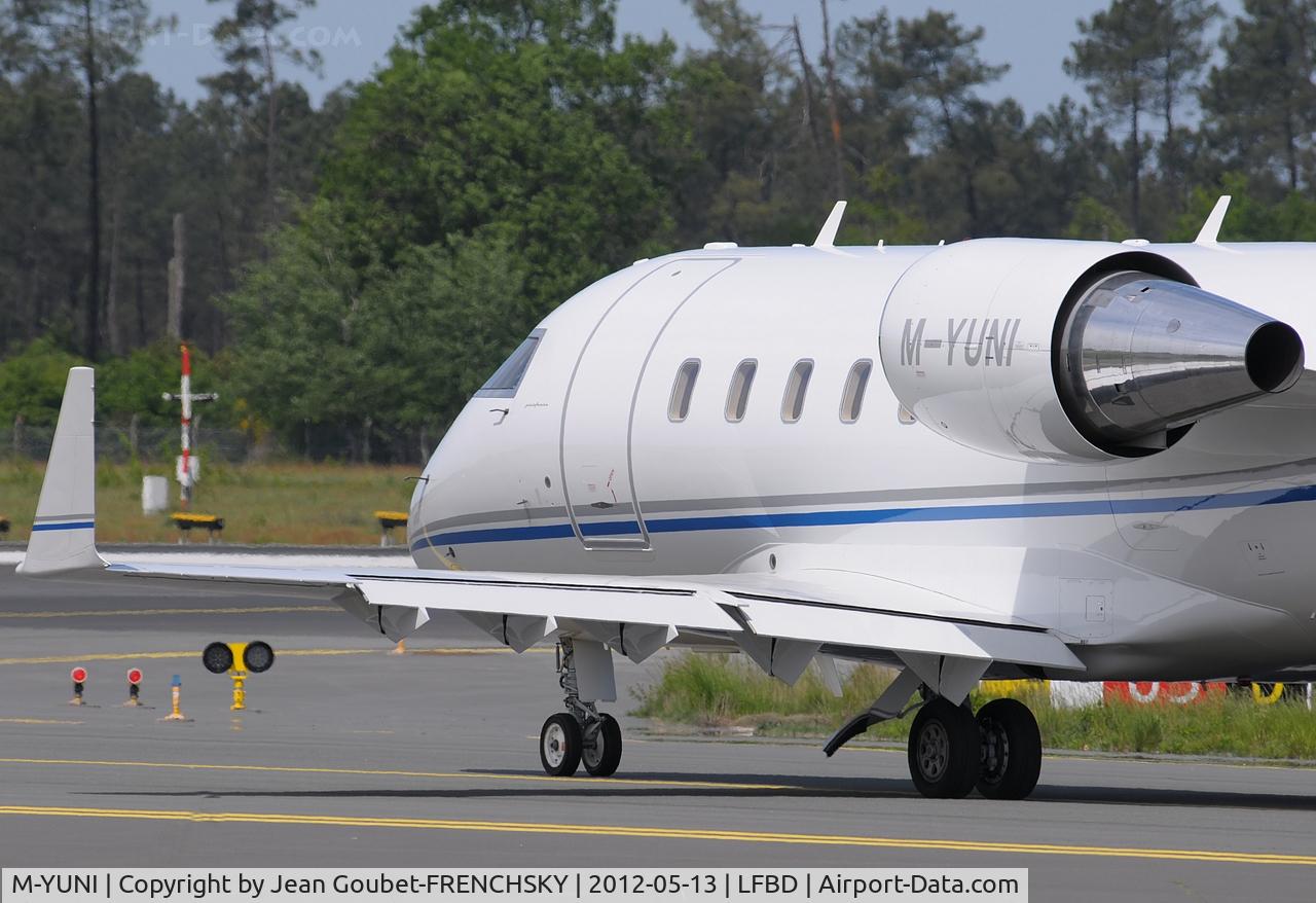 M-YUNI, 2008 Bombardier Challenger 605 (CL-600-2B16) C/N 5751, 