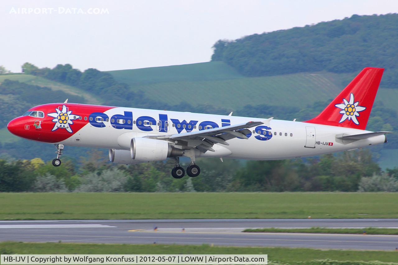 HB-IJV, 2003 Airbus A320-214 C/N 2024, Edelweiss