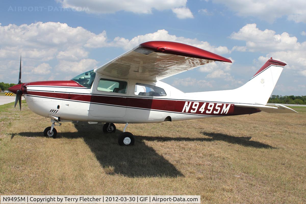 N9495M, 1971 Cessna 210K Centurion C/N 21059395, At Gilbert Airport ,Winter Haven , Florida