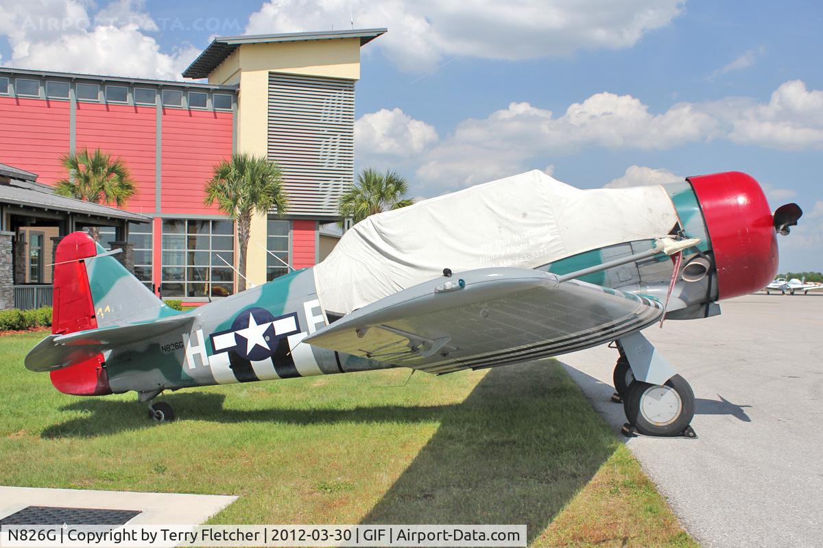 N826G, 1952 North American AT-6G Texan C/N SA 075, At Gilbert Airport ,Winter Haven , Florida