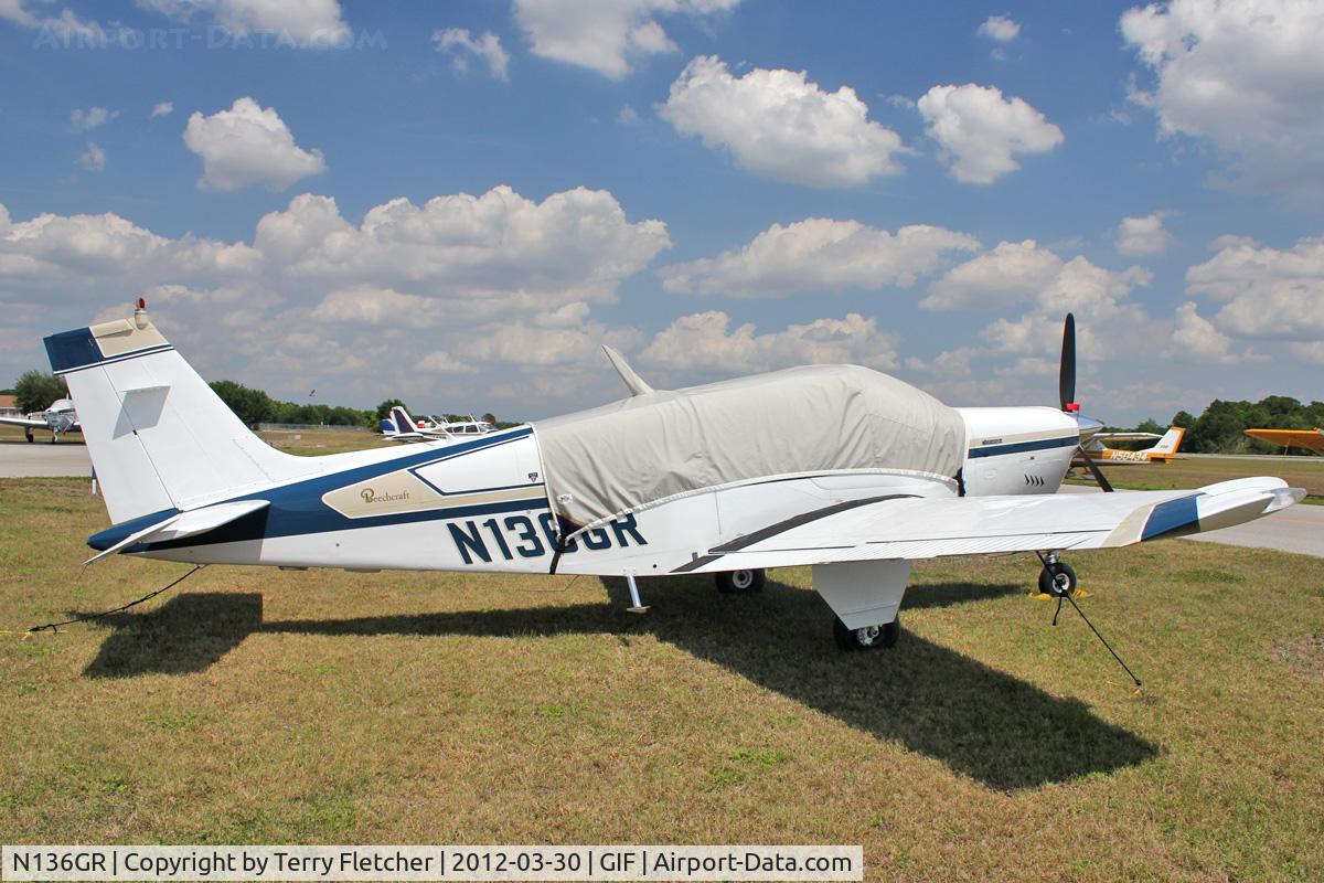 N136GR, 1983 Beech A36 Bonanza 36 C/N E-2115, At Gilbert Airport ,Winter Haven , Florida