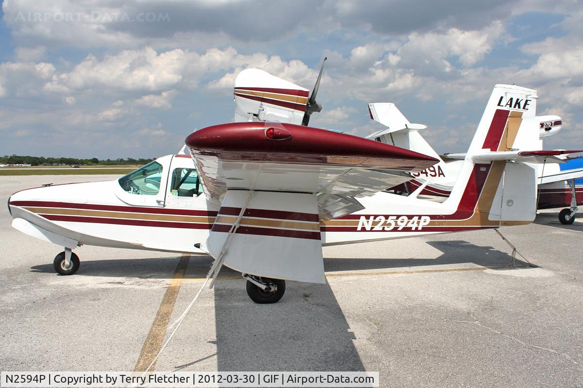 N2594P, 1978 Consolidated Aeronautics Inc. Lake LA-4-200 C/N 878, At Gilbert Airport ,Winter Haven , Florida