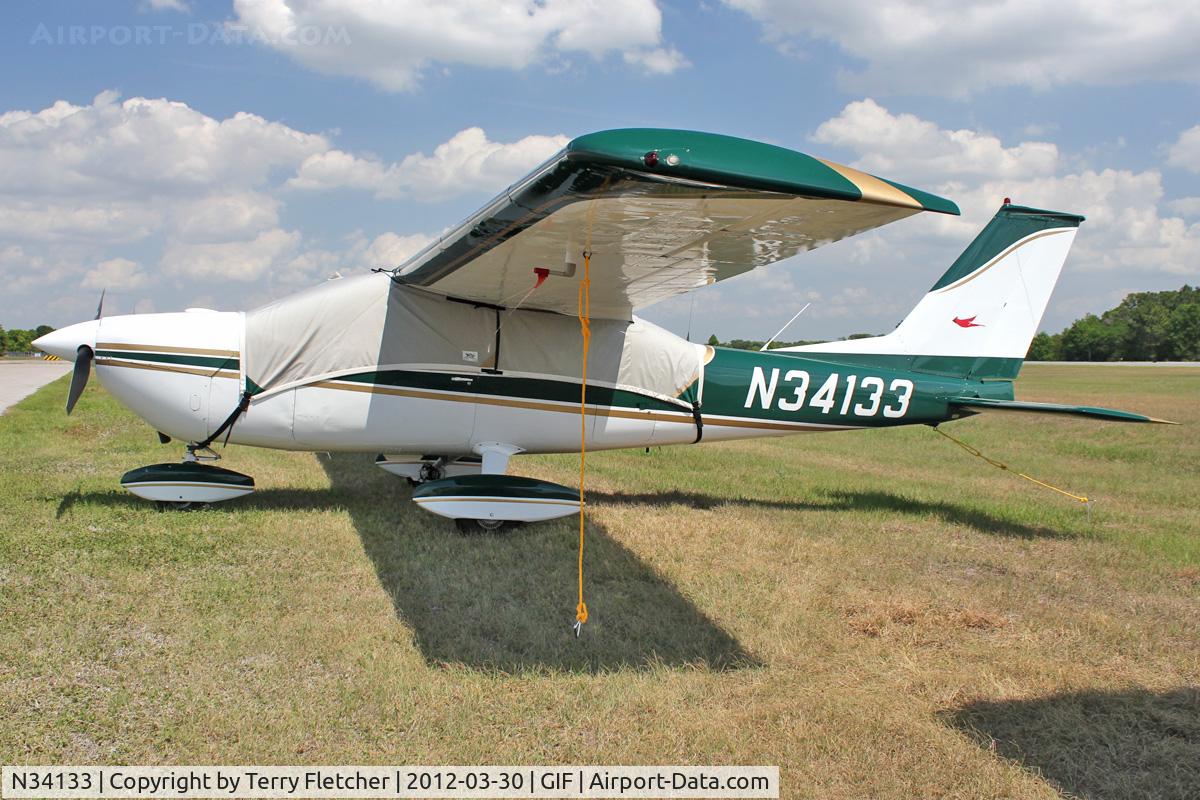 N34133, 1971 Cessna 177B Cardinal C/N 17701654, At Gilbert Airport ,Winter Haven , Florida