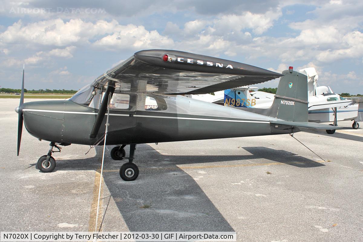 N7020X, 1960 Cessna 150A C/N 15059120, At Gilbert Airport ,Winter Haven , Florida