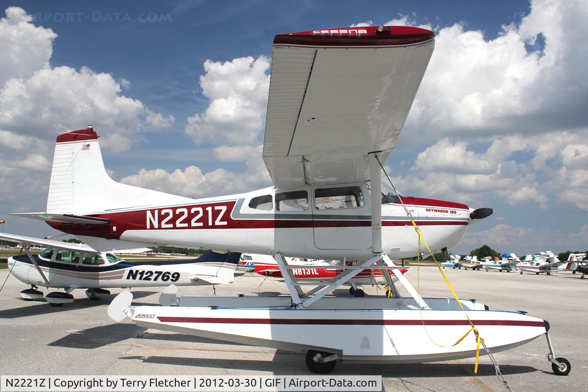 N2221Z, 1962 Cessna 185A Skywagon C/N 1850319, At Gilbert Airport ,Winter Haven , Florida