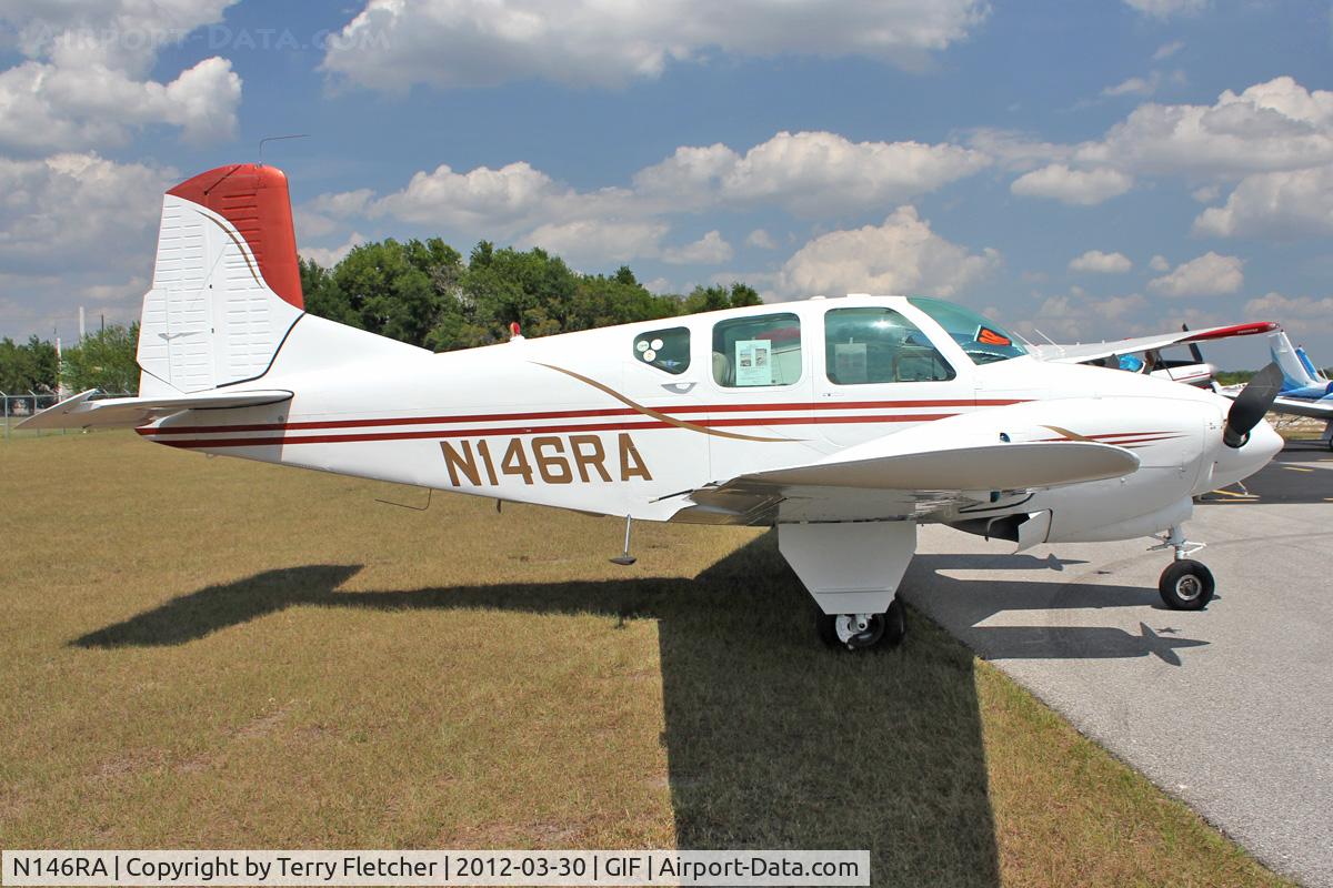 N146RA, 1959 Beech 95 Travel Air C/N TD-294, At Gilbert Airport ,Winter Haven , Florida