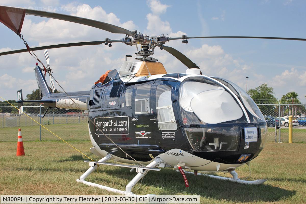 N800PH, 1988 MBB Bo-105CBS C/N S-800, At Gilbert Airport ,Winter Haven , Florida