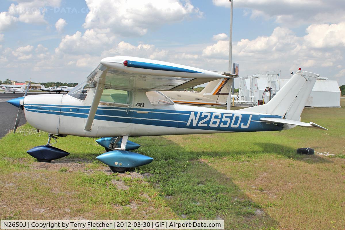 N2650J, 1966 Cessna 150G C/N 15065650, At Gilbert Airport ,Winter Haven , Florida