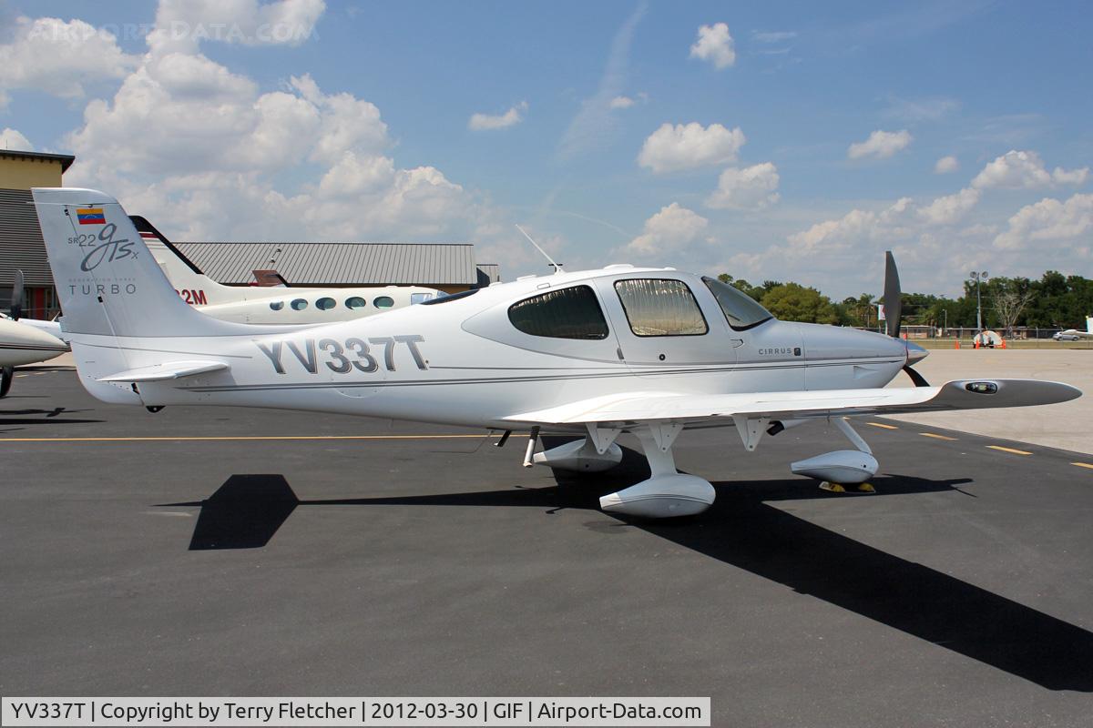 YV337T, 2008 Cirrus SR22 G3 GTS X Turbo C/N 3187, At Gilbert Airport ,Winter Haven , Florida