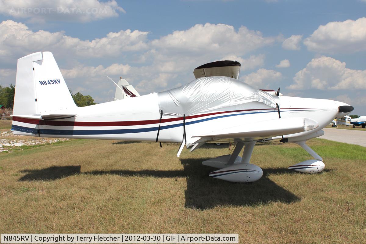 N845RV, Vans RV-7A C/N 73124, At Gilbert Airport ,Winter Haven , Florida