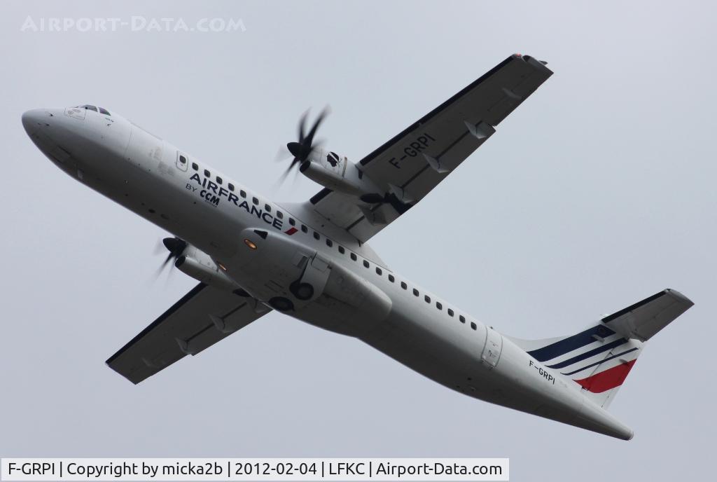 F-GRPI, 2005 ATR 72-212A C/N 722, Take off in 36 for Marseille Provence