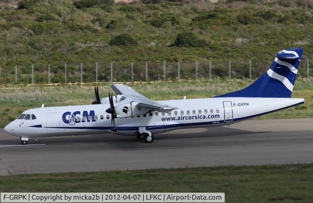 F-GRPK, 2006 ATR 72-212A C/N 727, Take off in 36 for Marseille Provence