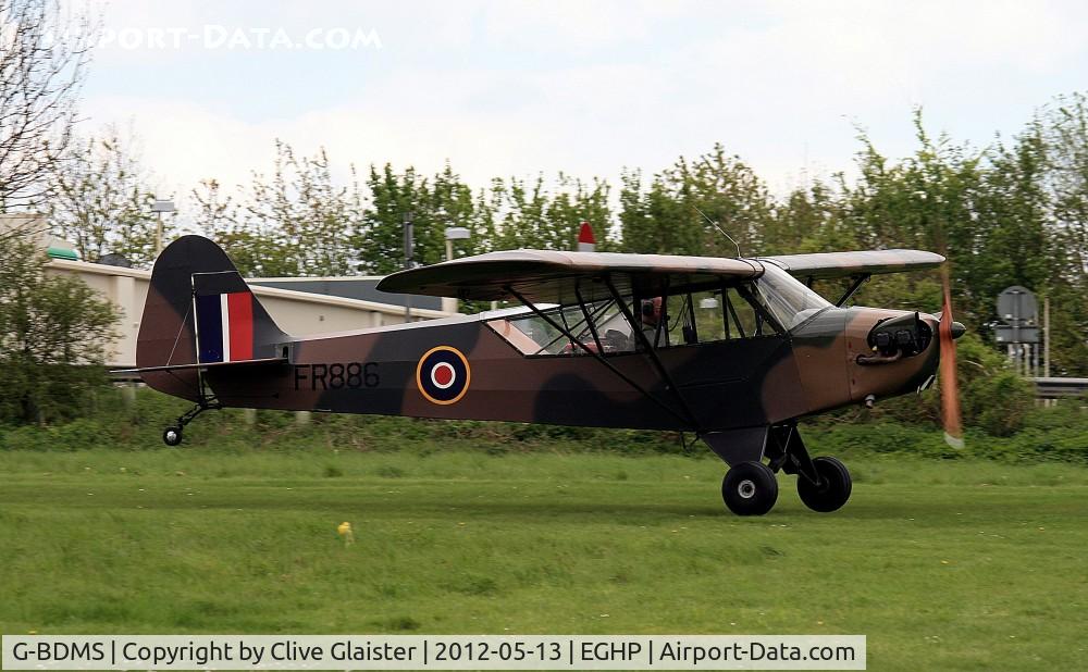 G-BDMS, 1944 Piper J3C-65 Cub Cub C/N 13049, Ex: 44-80753> F-BEGZ > G-BDMS - In the colours of the, Royal Air Force.