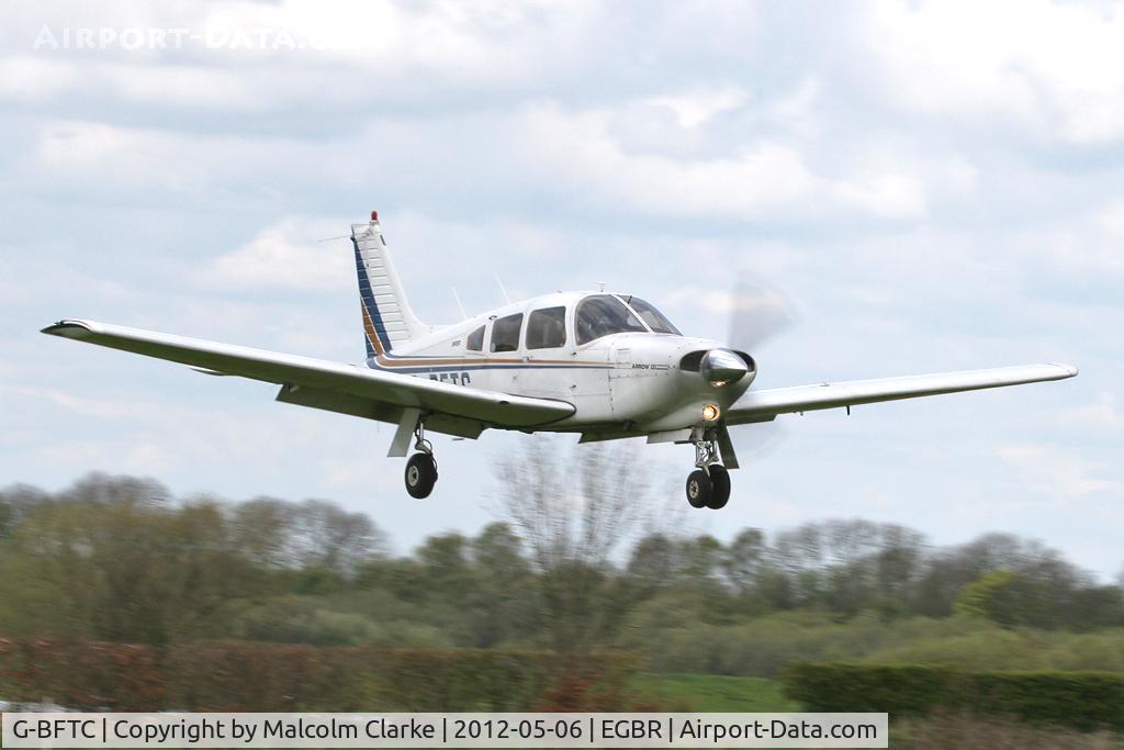 G-BFTC, 1978 Piper PA-28R-201T Cherokee Arrow III C/N 28R-7803197, Piper PA-28R-201T Turbo Cherokee Arrow III at Breighton Airfield's 2012 May-hem Fly-In.
