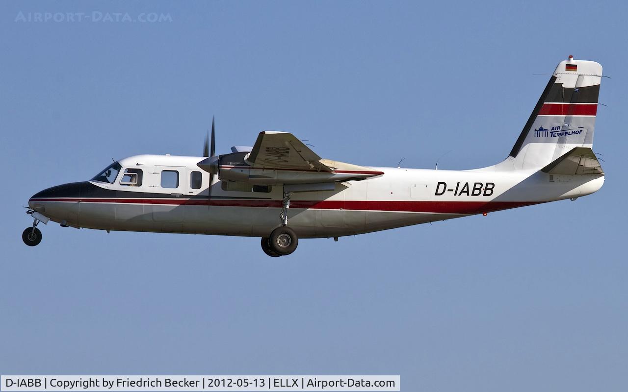 D-IABB, Aero Commander 680FL Grand Commander C/N 1633-119, short final RW06