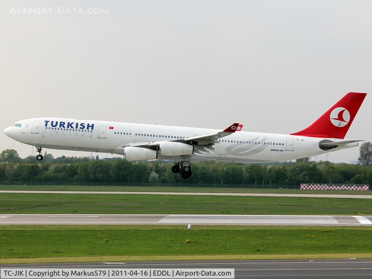 TC-JIK, 1999 Airbus A340-313 C/N 257, Canon EOS 550D / 18 - 135 mm