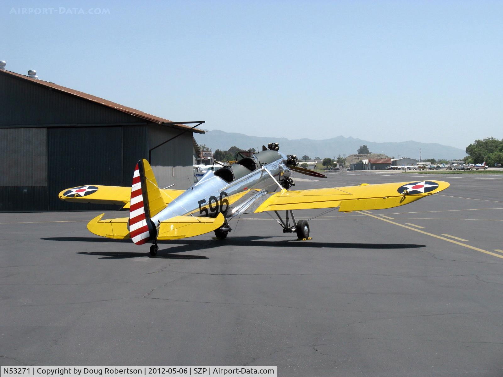 N53271, 1941 Ryan Aeronautical ST3KR C/N 1625, Ryan Aeronautical ST-3RK as PT-22, Kinner R5-540-1 160 Hp radial