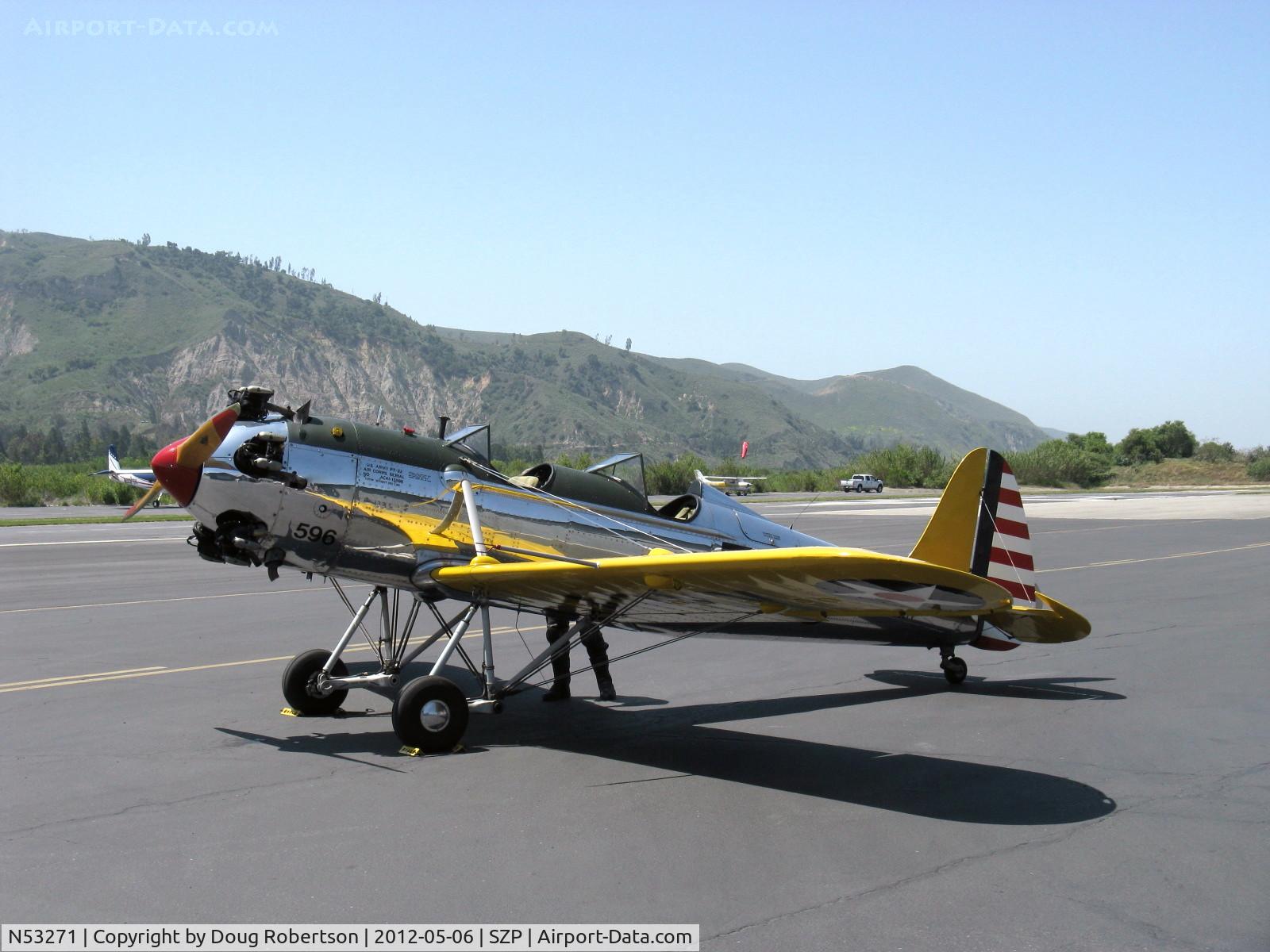 N53271, 1941 Ryan Aeronautical ST3KR C/N 1625, Ryan Aeronautical ST-3KR as PT-22, Kinner R5-540-1 160 Hp