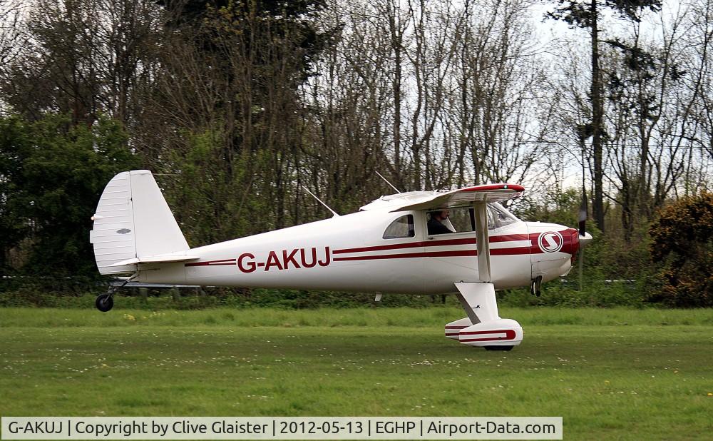 G-AKUJ, 1947 Luscombe 8E Silvaire C/N 5282, Ex: NC2555K> N2555K > G-AKUJ