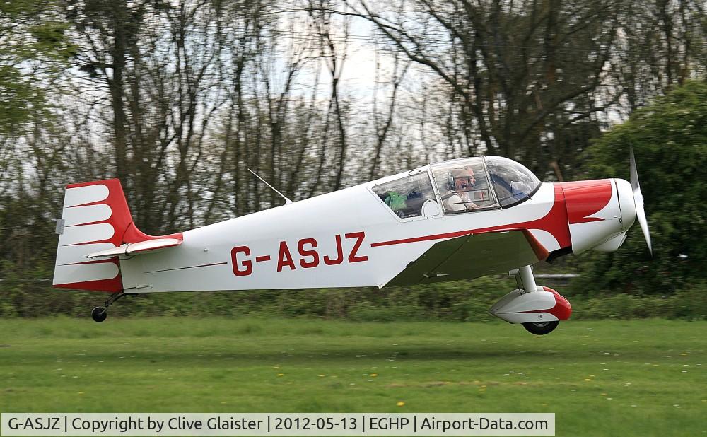 G-ASJZ, 1958 Jodel D-117A C/N 826, Ex: F-BITD > G-ASJZ - Once owned to, Shackleton Aviation Ltd in November 1963
