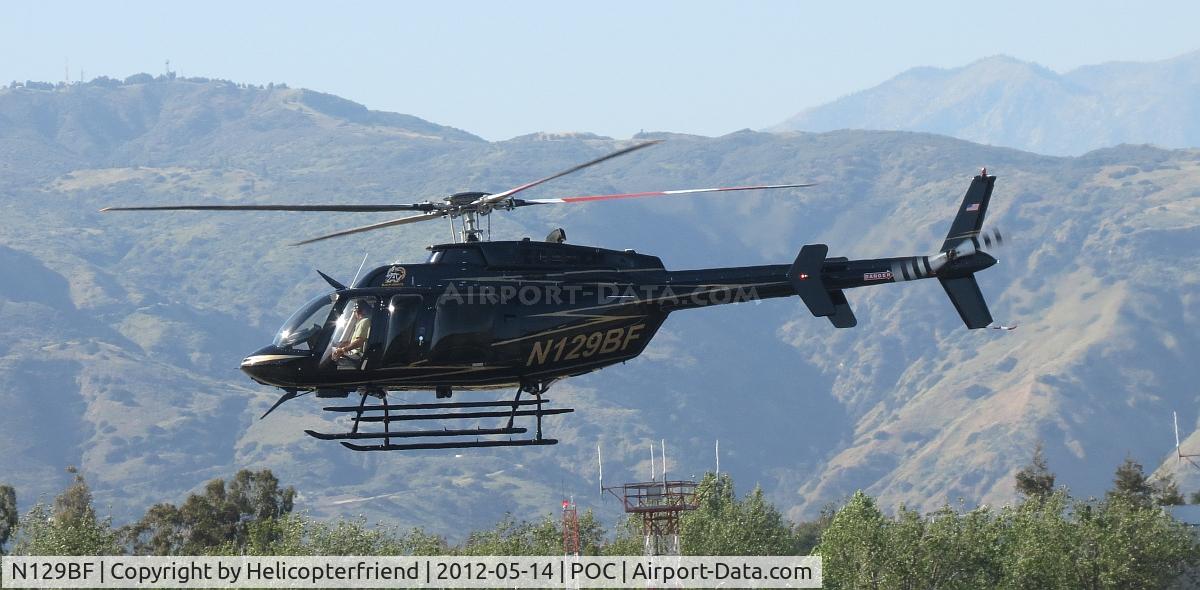 N129BF, 2007 Bell 407 C/N 53756, Powering up for lift off