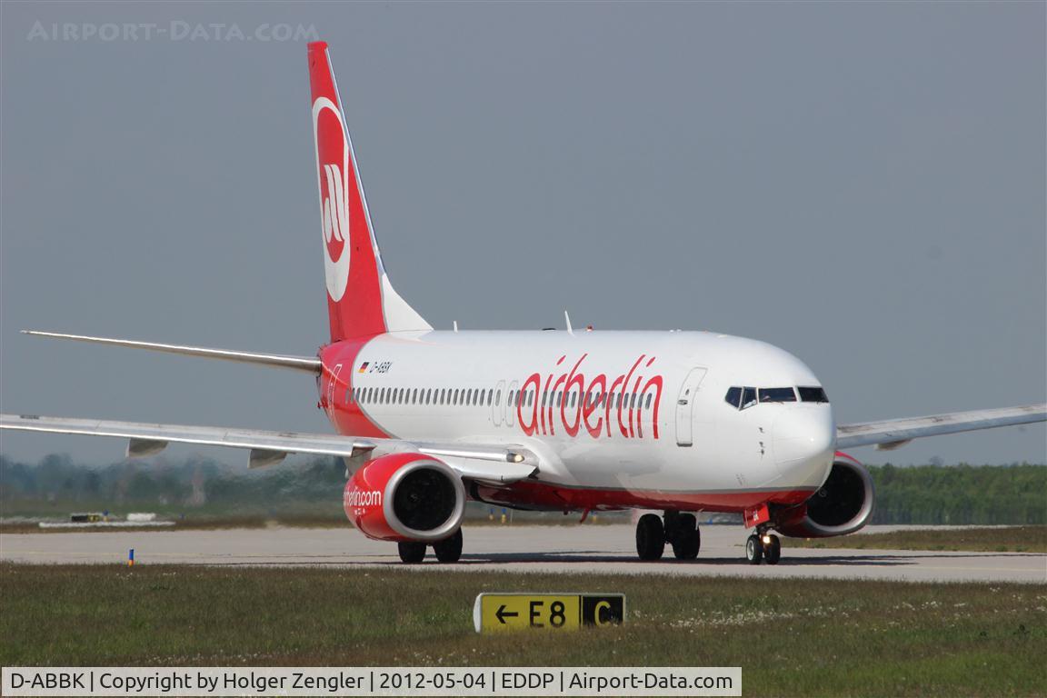 D-ABBK, 2003 Boeing 737-8BK C/N 33013, Lining up for a ride to Mallorca/Spain.....