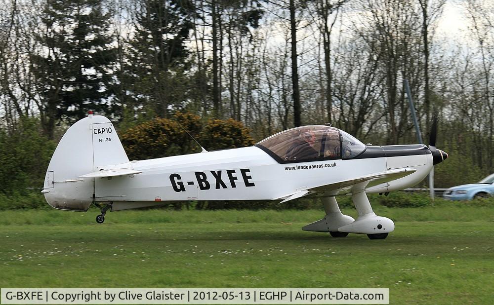 G-BXFE, 1981 Mudry CAP-10B C/N 135, Ex: French AF 135 > N175RC > G-BXFE - Currently owned to, Avions Aerobatic Ltd since April 2001.