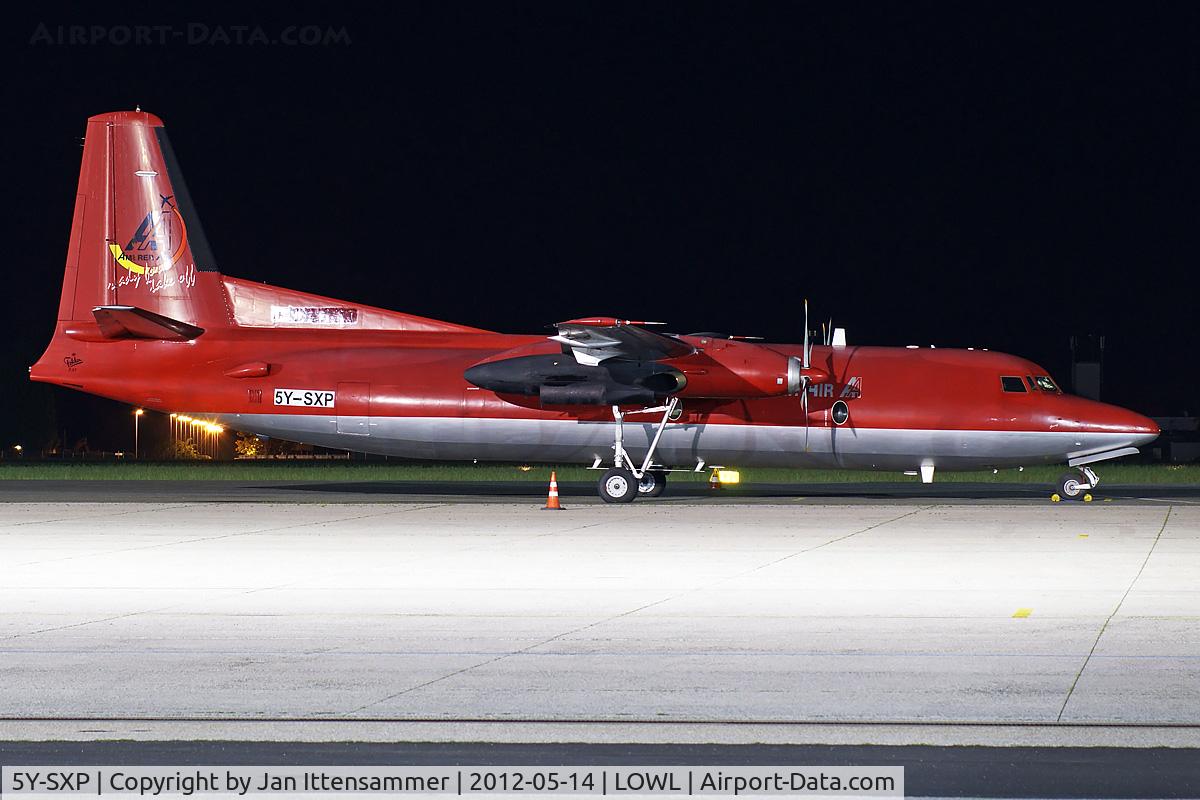 5Y-SXP, 1985 Fokker F-27-500 Friendship C/N 10681, 5y-sxp @ lowl