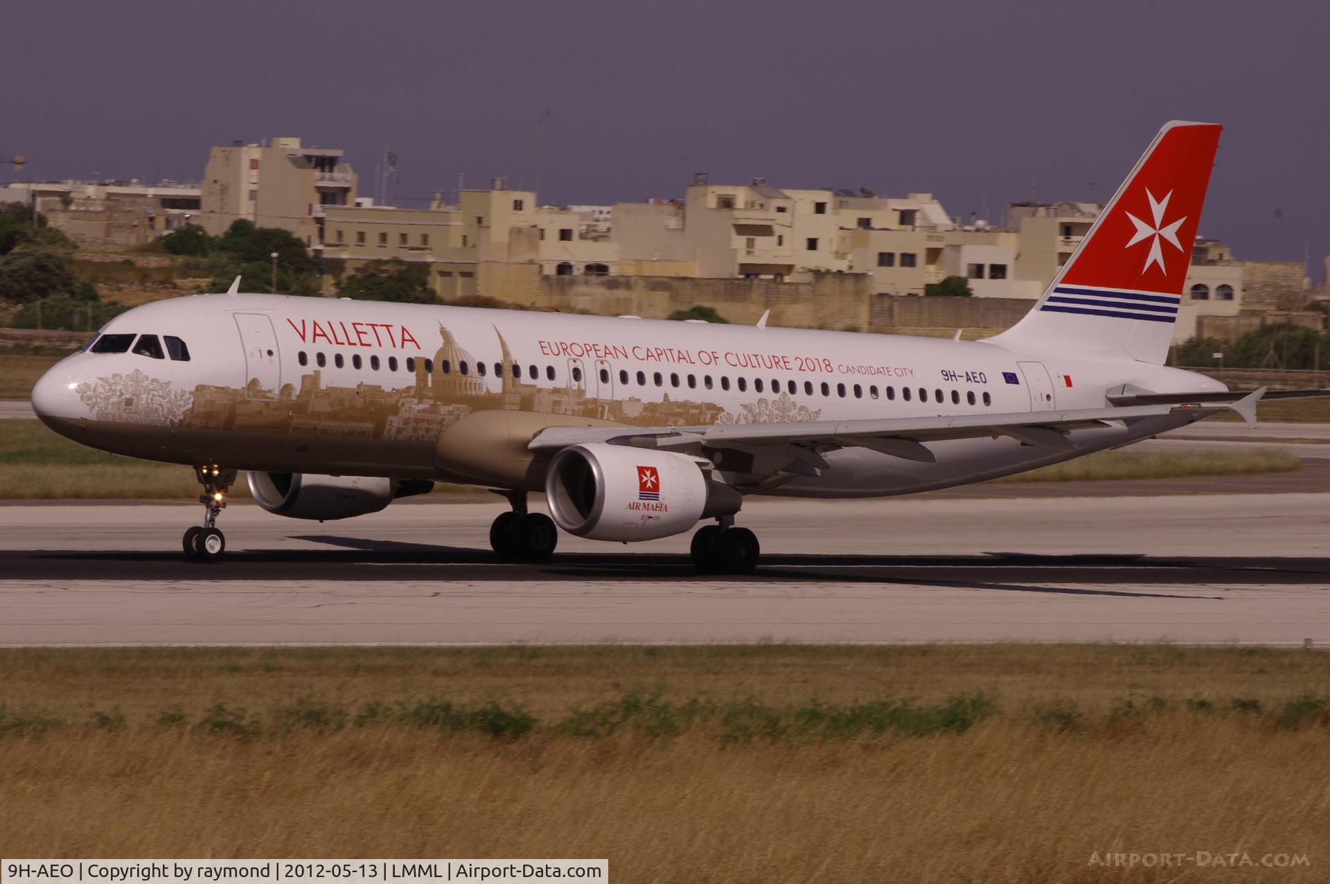 9H-AEO, 2006 Airbus A320-214 C/N 2768, A320 9H-AEO Air Malta (Special Titles) on rotation.