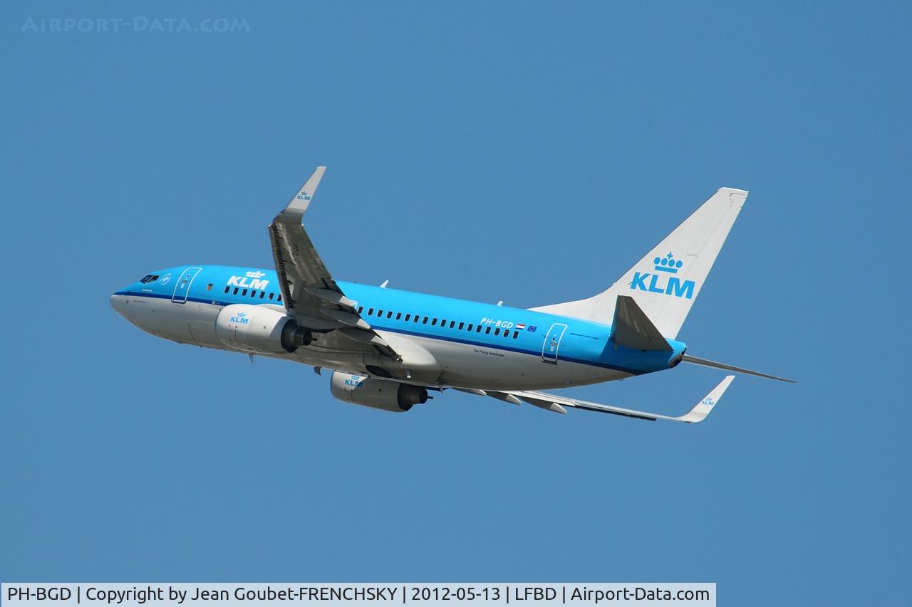 PH-BGD, 2008 Boeing 737-7K2 C/N 30366, KLM1318 take off 05 to AMS