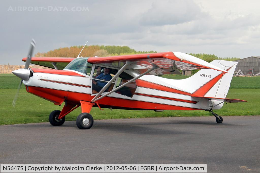 N5647S, 1980 Maule M-5-235C Lunar Rocket C/N 7345C, Maule M-5-235C at Breighton Airfield's 2012 May-hem Fly-In.