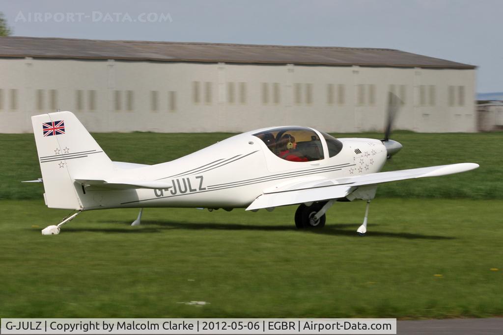 G-JULZ, 2002 Europa Monowheel C/N PFA 247-13045, Europa at Breighton Airfield's 2012 May-hem Fly-In.