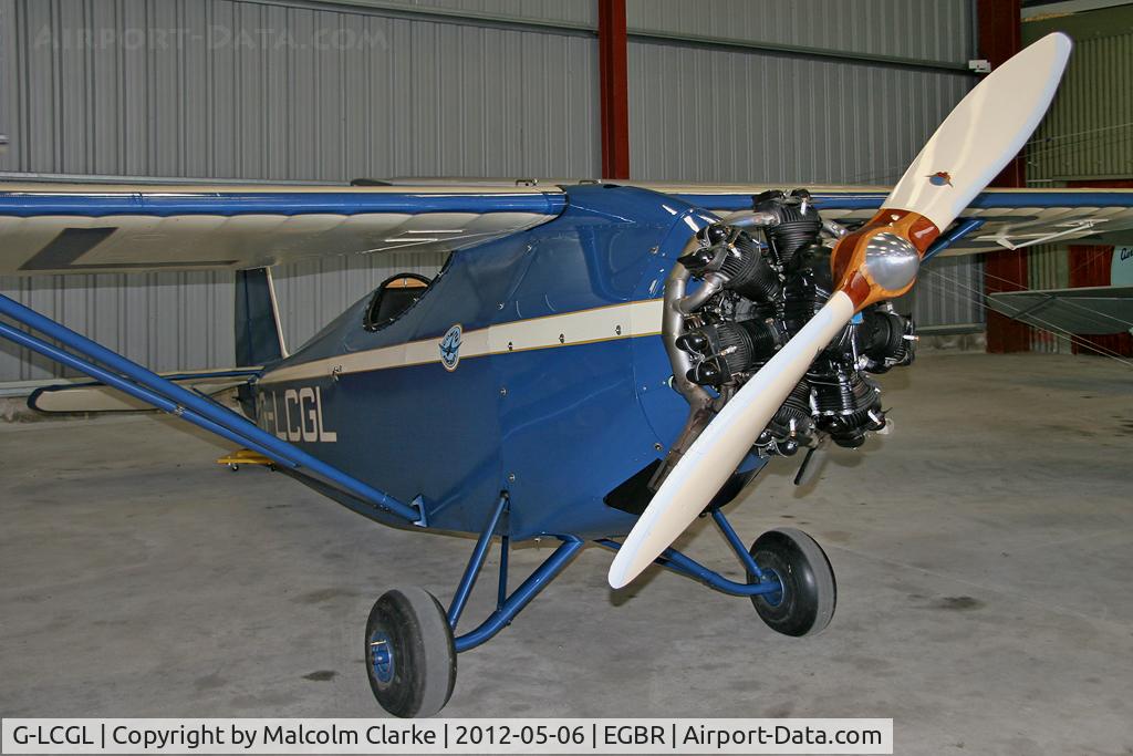 G-LCGL, 1993 Comper CLA7 Swift Replica C/N PFA 103-11089, Comper CLA7 Swift Replica at Breighton Airfield's 2012 May-hem Fly-In.