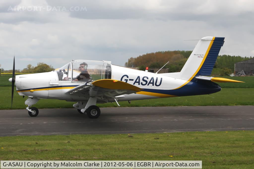 G-ASAU, 1962 Morane-Saulnier MS-880B Rallye Club C/N 179, Morane Saulnier MS-880B Rallye Club at Breighton Airfield's 2012 May-hem Fly-In.