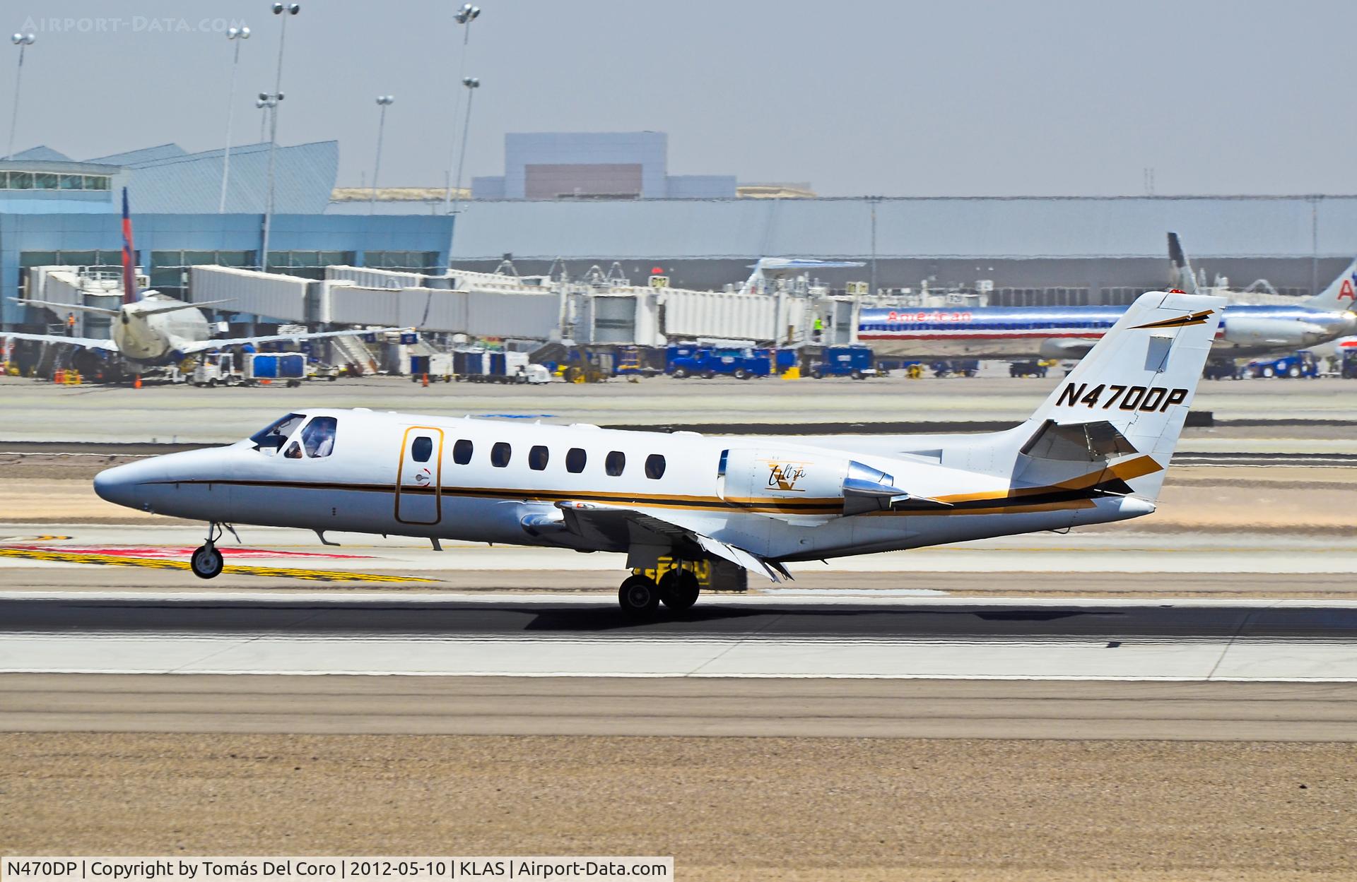 N470DP, 1995 Cessna 560 Citation Ultra C/N 560-0291, N470DP 1995 Cessna 560 Ultra C/N 560-0291

- Las Vegas - McCarran International (LAS / KLAS)
USA - Nevada, May 10, 2012
Photo: Tomás Del Coro