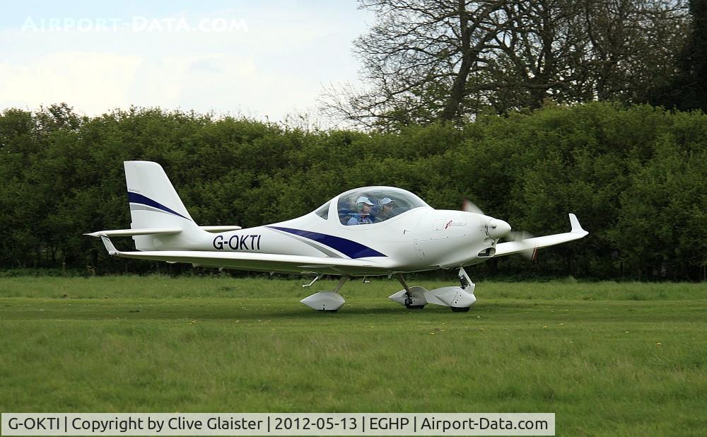 G-OKTI, 2007 Aquila A210 (AT01) C/N AT01-172, Currently in private hands since new in October 2007.
