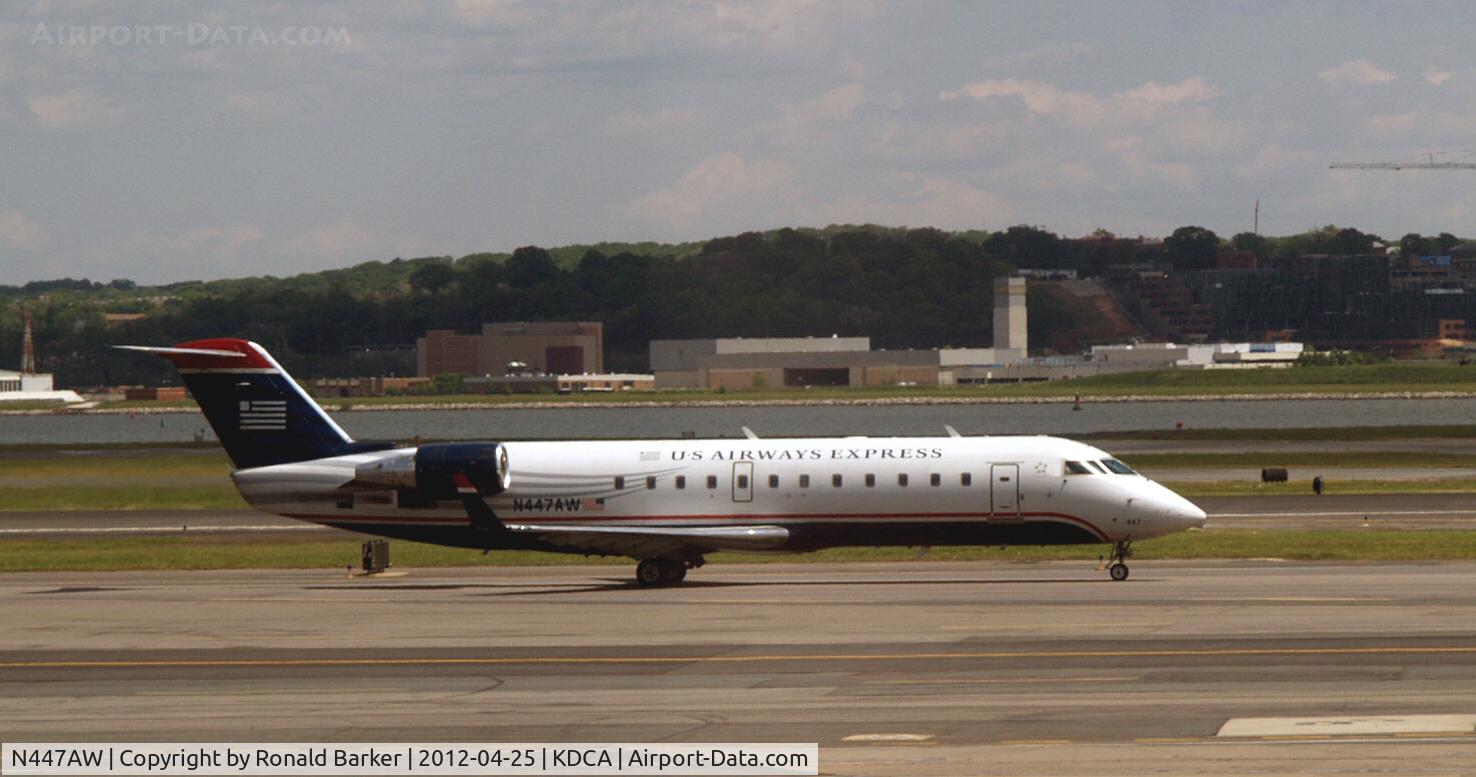 N447AW, 2003 Bombardier CRJ-200LR (CL-600-2B19) C/N 7812, DCA, VA